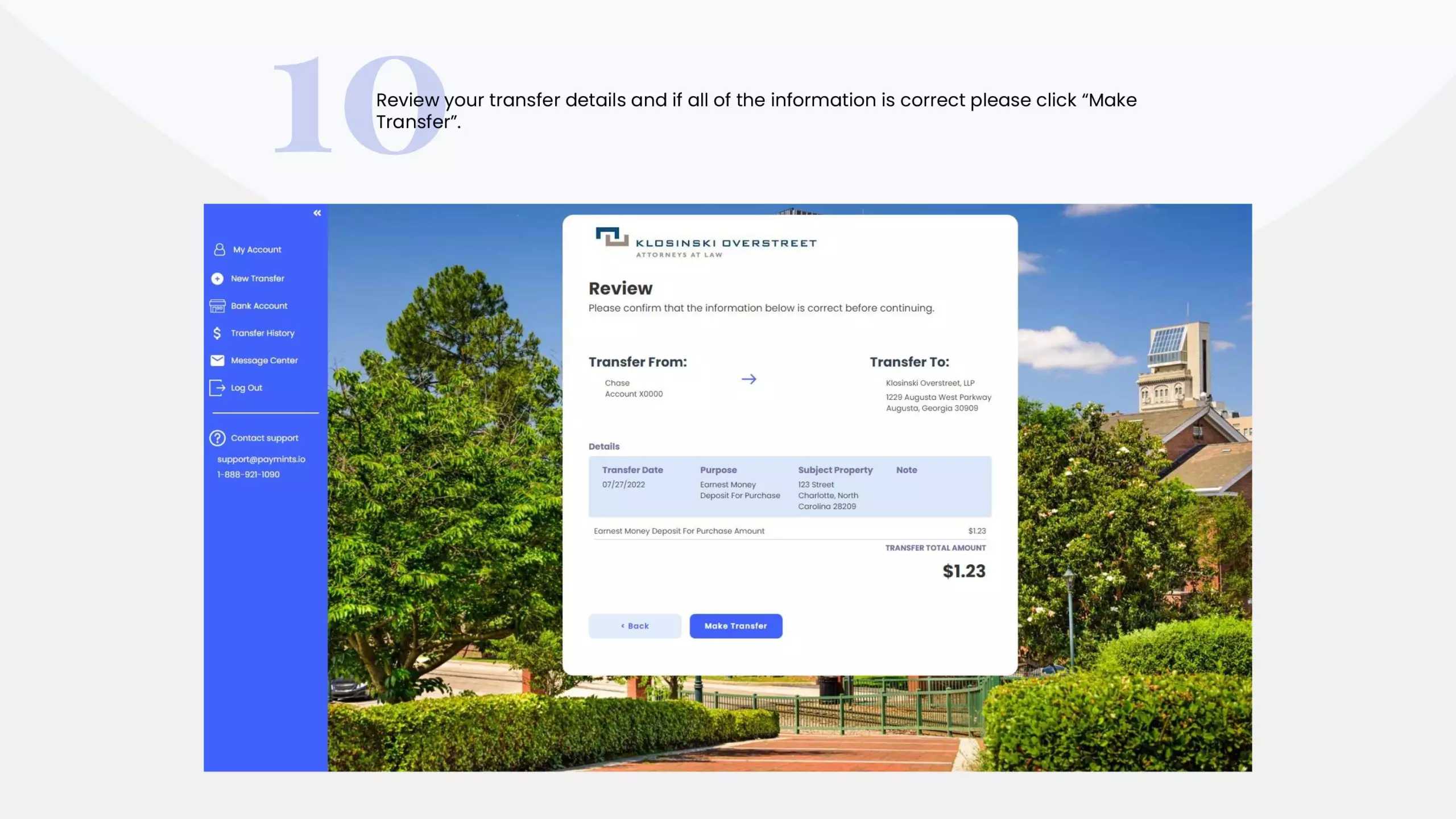 Klosinski Overstreet ePay-Client Transfer Instructions 11