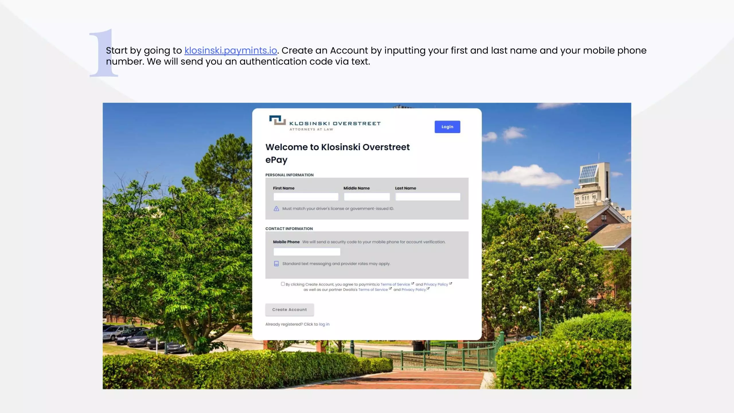 Klosinski Overstreet ePay-Client Transfer Instructions 2